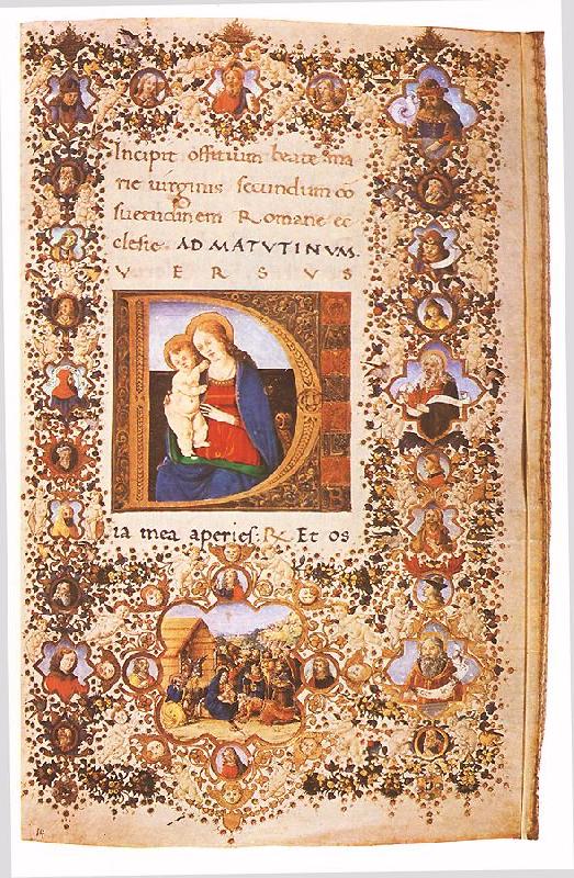 CHERICO, Francesco Antonio del Prayer Book of Lorenzo de  Medici uihu
